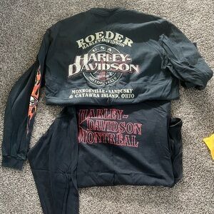Harley Davidson long sleeve shirts